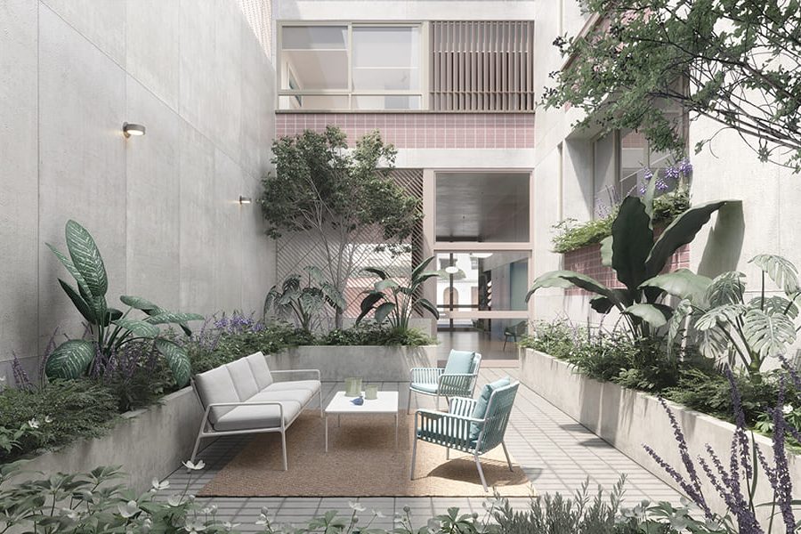 Terraza común